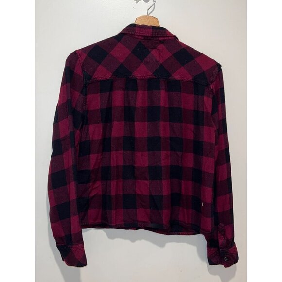 Rails Dylan Button Up Plaid Flannel Shirt Women's Size M Medium - Picture 4 of 9